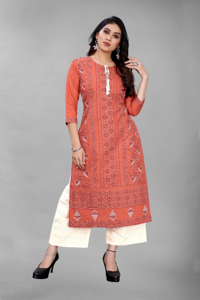 Nyka 1022 New Fancy Party Wear Cotton Printed Kurti Collection
